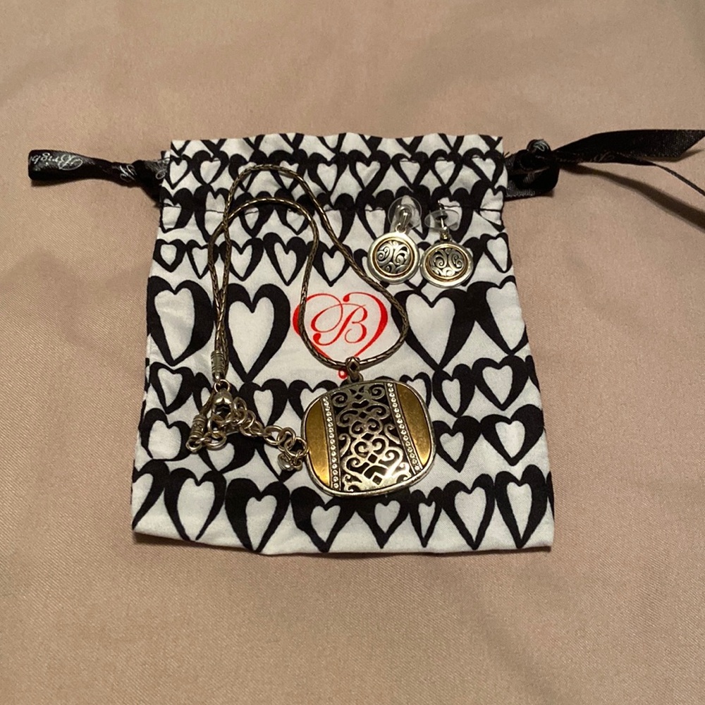 brighton necklace and earring set